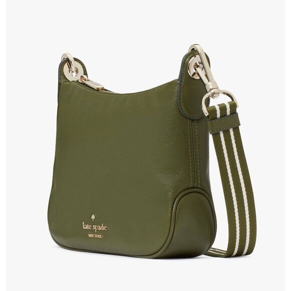 New Kate Spade Rosie Small Crossbody Pebbled Leather Enchanted Green - Picture 4 of 5